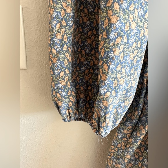 A1 -#15 Ocean blue cut out midi / maxi dress size medium - Picture 4 of 14